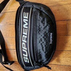 Supreme Black Crossbody Bag